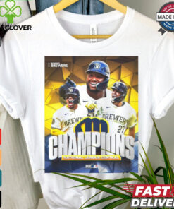 Milwaukee Brewers Champions National League Central MLB 2024 Poster t shirt