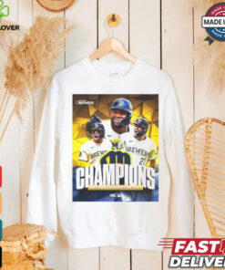 Milwaukee Brewers Champions National League Central MLB 2024 Poster t shirt 1 Milwaukee Brewers Champions National League Central MLB 2024 Poster t shirt