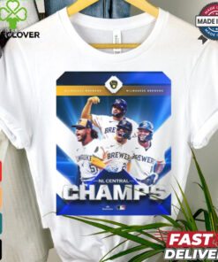 Milwaukee Brewers Clinched The NL Central Champs MLB Poster t shirt