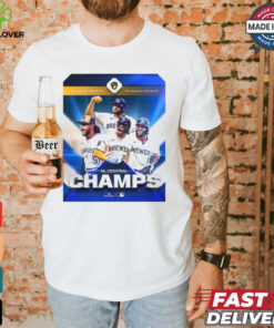 Milwaukee Brewers Clinched The NL Central Champs MLB Poster t shirt 2 Milwaukee Brewers Clinched The NL Central Champs MLB Poster t shirt
