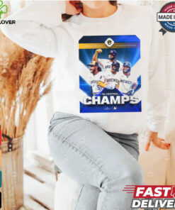 Milwaukee Brewers Clinched The NL Central Champs MLB Poster t shirt 3 Milwaukee Brewers Clinched The NL Central Champs MLB Poster t shirt