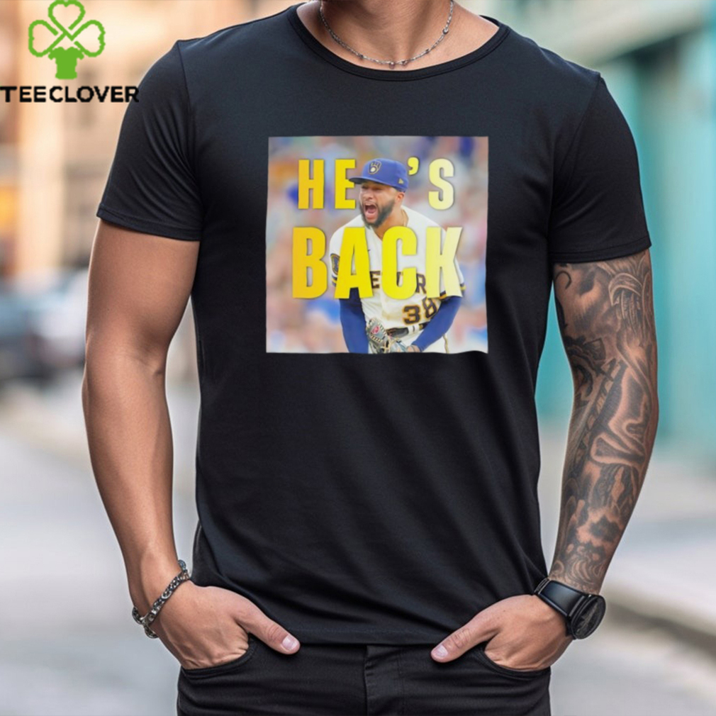 Milwaukee Brewers Devin Williams he’s back shirt Milwaukee Brewers Devin Williams he’s back shirt