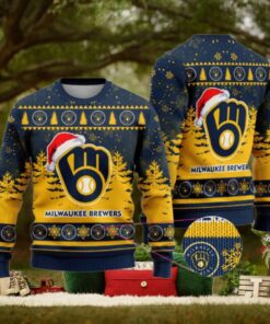 Milwaukee Brewers Funny Christmas Ugly Sweater