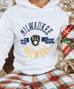 Milwaukee Brewers G III 4Her by Carl Banks City Graphic Fitted T Shirt