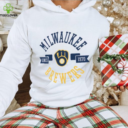 Milwaukee Brewers G III 4Her by Carl Banks City Graphic Fitted T Shirt