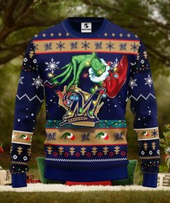 Milwaukee Brewers Grinch Christmas Ugly Sweater
