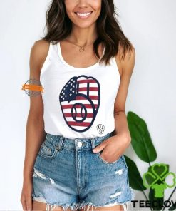 Milwaukee Brewers Logo 4th Of July Flag Shirt