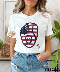 Milwaukee Brewers Logo 4th Of July Flag Shirt