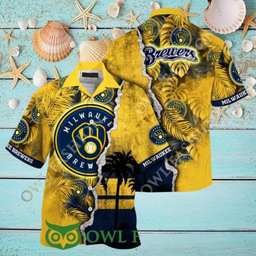 Milwaukee Brewers MLB Hawaiian Shirt Aloha Summer