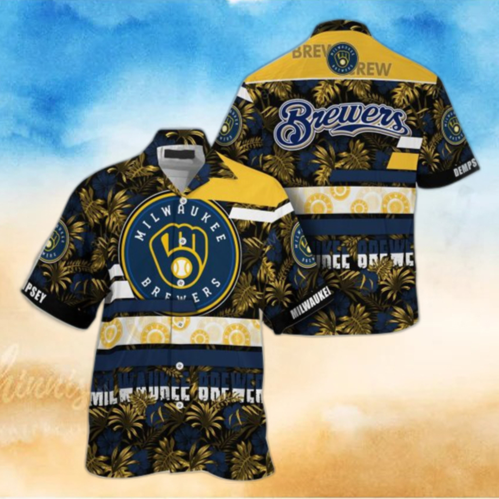 Milwaukee Brewers Symbol Old Vintage Funny Hawaiian Shirt - Bring