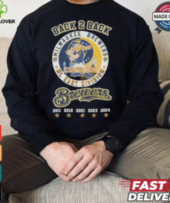 Milwaukee Brewers Mascot 2024 NL Central Central Division Champions Shirt