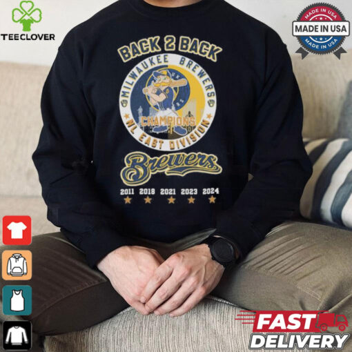 Milwaukee Brewers Mascot 2024 NL Central Central Division Champions Shirt