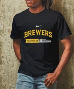 Milwaukee Brewers Nike 2023 Postseason Authentic Collection Dugout T Shirt