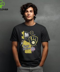 Milwaukee Brewers Profile Split Zone T Shirt