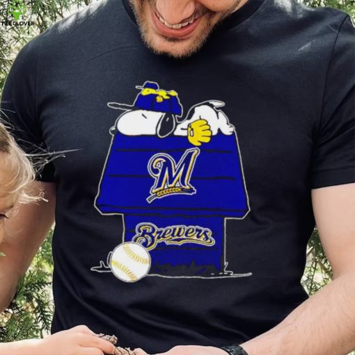 Milwaukee Brewers Snoopy And Woodstock The Peanuts Baseball hoodie, sweater, longsleeve, shirt v-neck, t-shirt