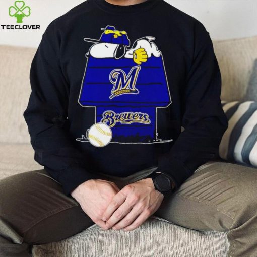 Milwaukee Brewers Snoopy And Woodstock The Peanuts Baseball hoodie, sweater, longsleeve, shirt v-neck, t-shirt