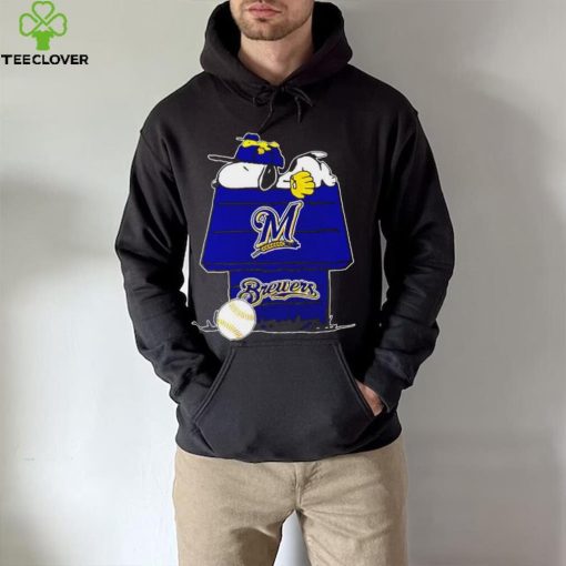 Milwaukee Brewers Snoopy And Woodstock The Peanuts Baseball hoodie, sweater, longsleeve, shirt v-neck, t-shirt