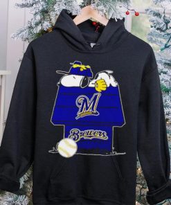 Milwaukee Brewers Snoopy And Woodstock The Peanuts Baseball hoodie, sweater, longsleeve, shirt v-neck, t-shirt