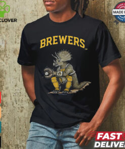 Milwaukee Brewers Tiny Turnip Infant Triceratops T Shirt