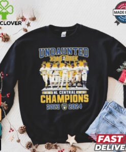 Milwaukee Brewers Undaunted Back 2 Back NL Central Champions 2023 2024 Shirt