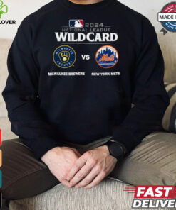 Milwaukee Brewers Vs New York Mets 2024 MLB National League Wild Card Shirt