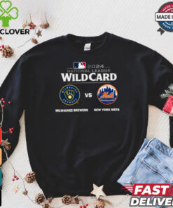 Milwaukee Brewers Vs New York Mets 2024 MLB National League Wild Card Shirt