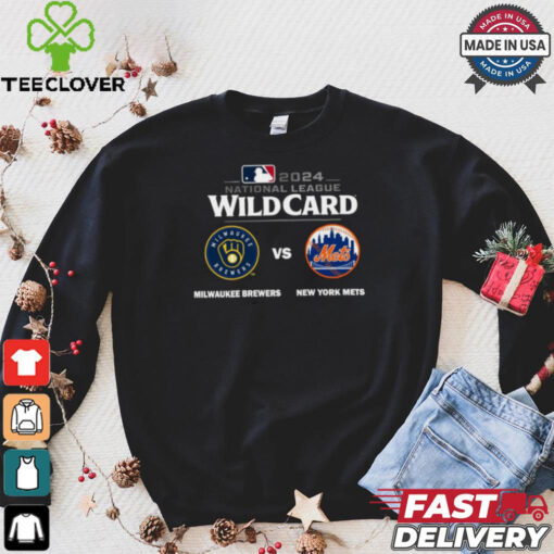 Milwaukee Brewers Vs New York Mets 2024 MLB National League Wild Card Shirt