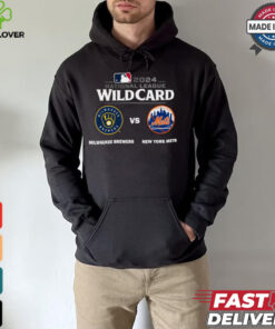 Milwaukee Brewers Vs New York Mets 2024 MLB National League Wild Card Shirt