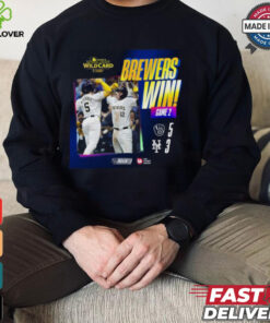 Milwaukee Brewers Win 5 3 New York Mets 2024 National League Wild Card Undaunted shirt