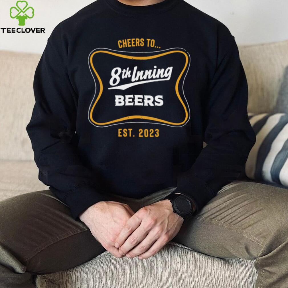 Milwaukee Brewers cheers to 8th Inning Beers 2023 logo shirt Milwaukee Brewers cheers to 8th Inning Beers 2023 logo shirt