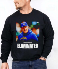 Milwaukee Brewers eliminated from 2024 Postseason hoodie, sweater, longsleeve, shirt v-neck, t-shirt