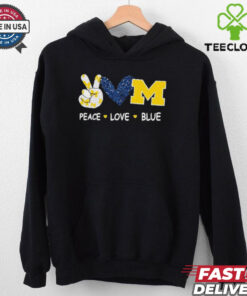 Milwaukee Brewers peace love blue shirt 3 Milwaukee Brewers peace love blue shirt