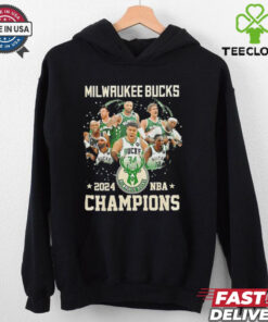 Milwaukee Bucks 2024 Emirates NBA Cup Champions team members shirt