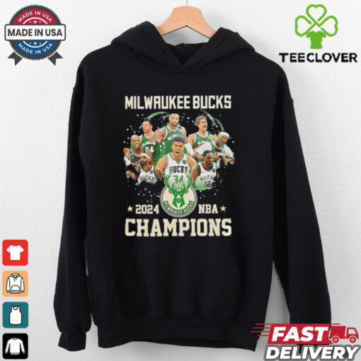 Milwaukee Bucks 2024 Emirates NBA Cup Champions team members shirt