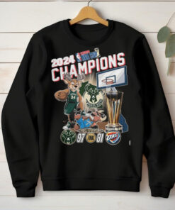 Milwaukee Bucks 2024 NBA Cup Champions Fan Celebration T Shirt