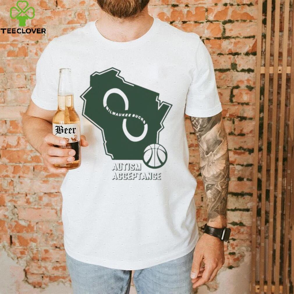 Milwaukee Bucks Autism Acceptance T Shirt Milwaukee Bucks Autism Acceptance T Shirt