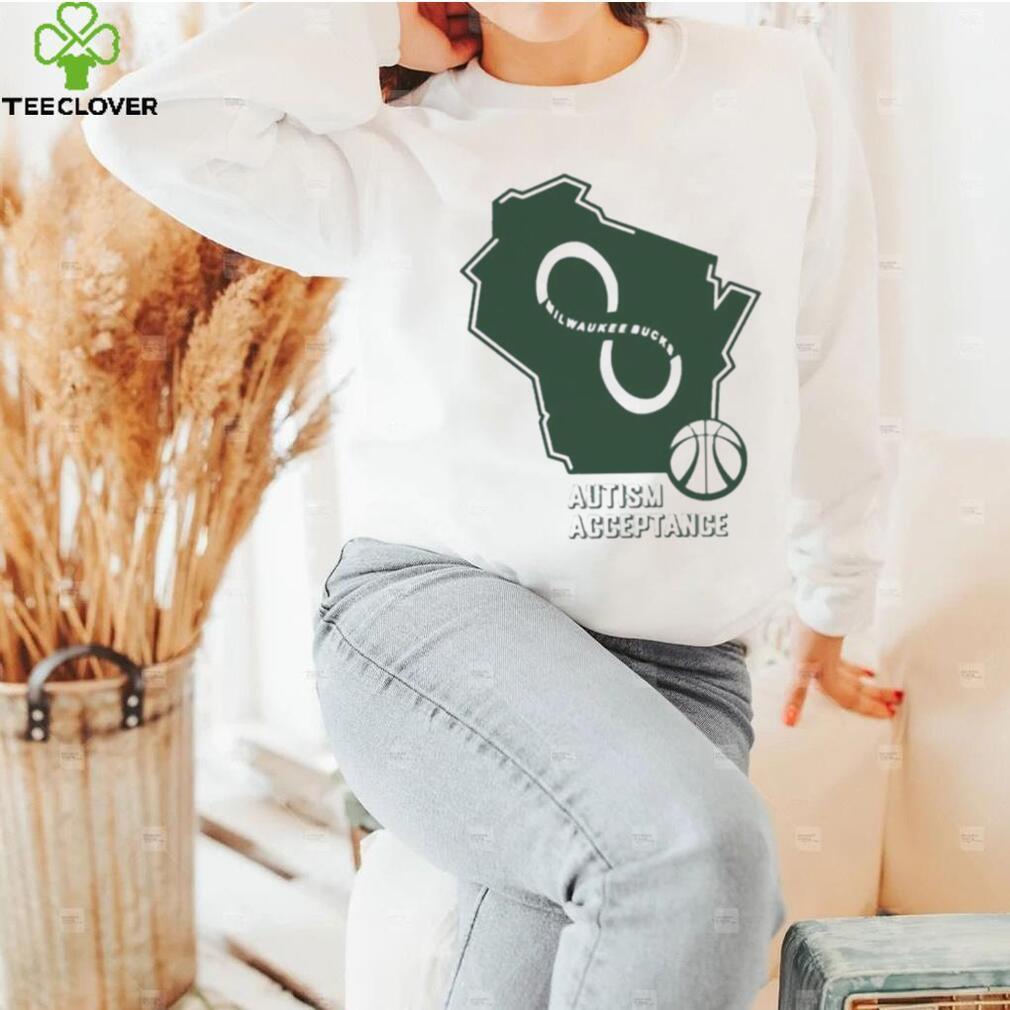 Milwaukee Bucks Autism Acceptance T Shirt Milwaukee Bucks Autism Acceptance T Shirt