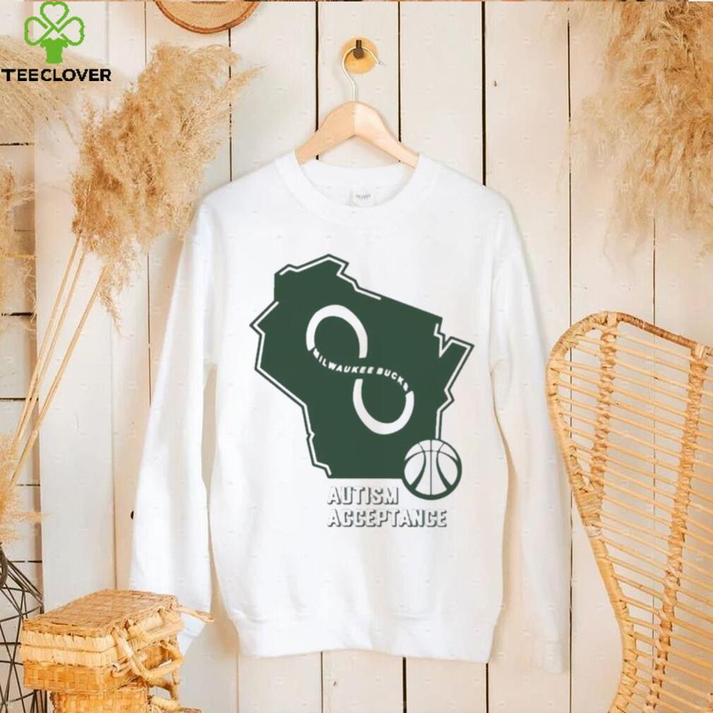 Milwaukee Bucks Autism Acceptance T Shirt Milwaukee Bucks Autism Acceptance T Shirt