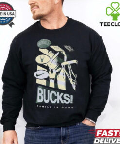 Milwaukee Bucks Family In Game Nike T Shirts