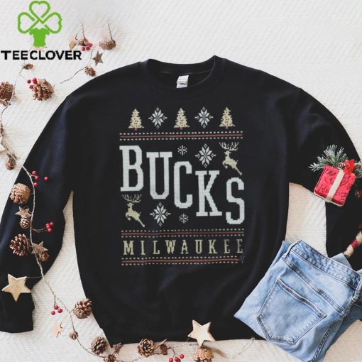 Milwaukee Bucks Holiday Crewneck Shirt