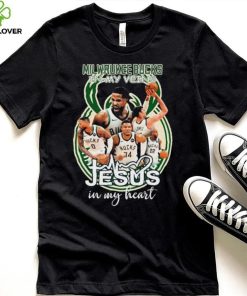 Milwaukee Bucks In My Veins Jesus In My Heart Shirt