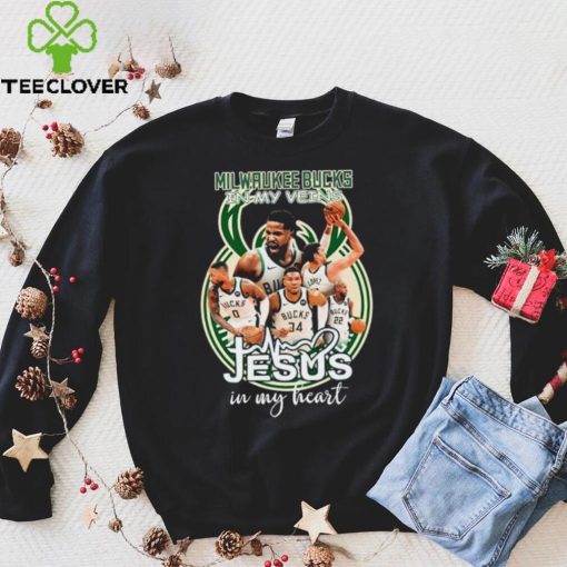 Milwaukee Bucks In My Veins Jesus In My Heart Shirt