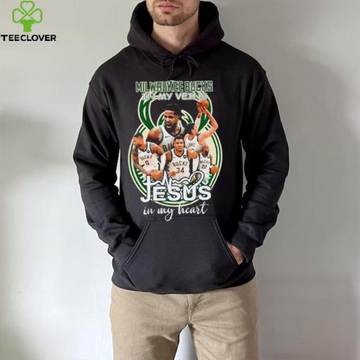 Milwaukee Bucks In My Veins Jesus In My Heart Shirt