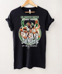 Milwaukee Bucks In My Veins Jesus In My Heart Shirt