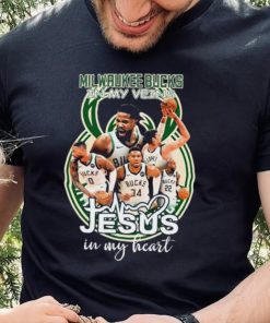 Milwaukee Bucks In My Veins Jesus In My Heart Shirt