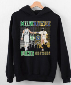 Milwaukee Bucks Milwaukee Brewers City Signature Shirt