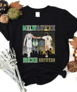 Milwaukee Bucks Milwaukee Brewers City Signature Shirt