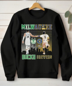 Milwaukee Bucks Milwaukee Brewers City Signature Shirt