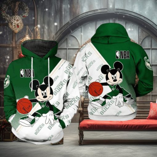 Milwaukee Bucks Nba Awesome 3D Hoodie