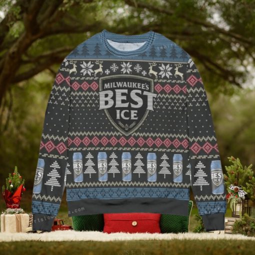 Milwaukee Is Best Ice Beer Snowflake Ugly Sweater Party